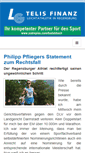 Mobile Screenshot of lg-telis-finanz.de